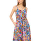 Womens MSK Sleeveless Geometric Mosaic Tie Waist Challis Jumpsuit - image 4