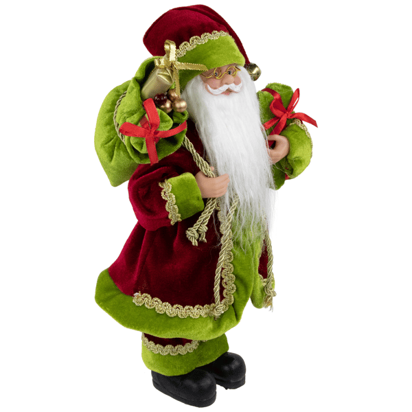 Northlight 12in. Red & Green Santa Claus Christmas Figure