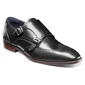 Mens Stacy Adams Karson Wingtip Double Monk Strap Shoes - Black - image 1