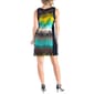 Womens 24/7 Comfort Apparel Colorful Modern Shift Dress - image 2