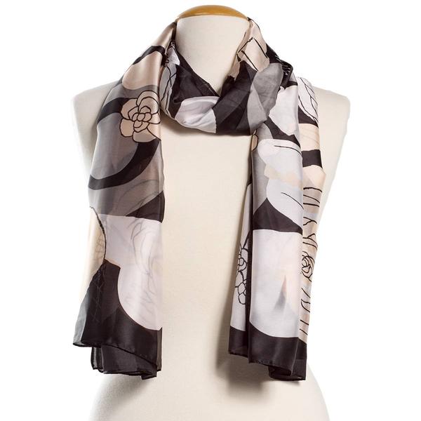 Womens Renshun Floral Oblong Scarf - image 