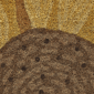 VCNY Home Sunflower Half Circle Outdoor Coir Doormat - image 3