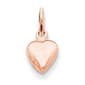 Gold Classics(tm) 14kt. Rose Gold 3D Medium Heart Charm - image 1