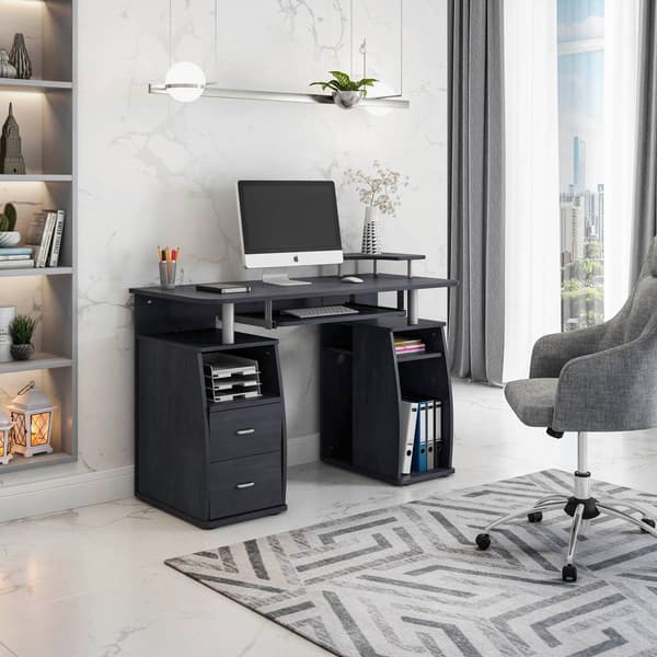 Techni Mobili Complete Computer Workstation Desk w/ Storage