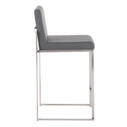 LumiSource Fuji Contemporary High Back Counter Stools - Set of 2