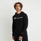 Mens Champion Mid-Weight Jersey Knit Pullover Logo Hoodie - image 4