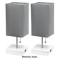 Simple Designs Petite Stick Lamps w/USB Port - Set of 2 - image 14