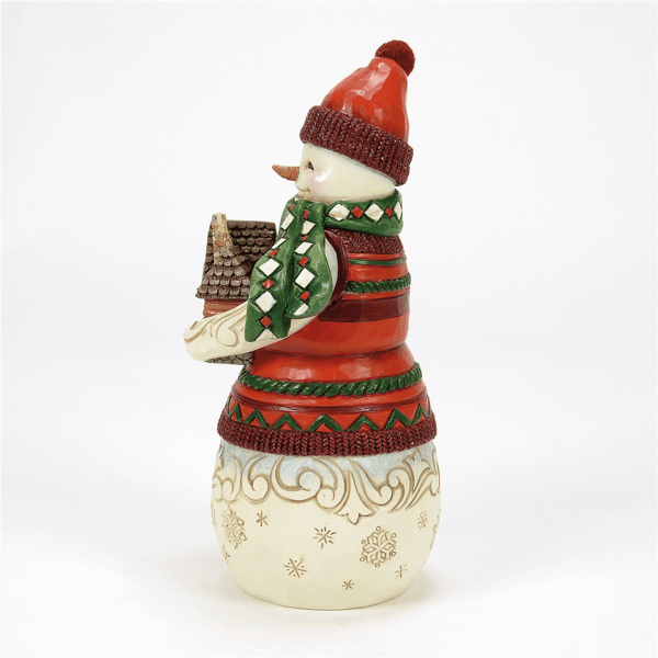 Jim Shore Heartwood Creek Christmas at Lodge Snowman Figurine