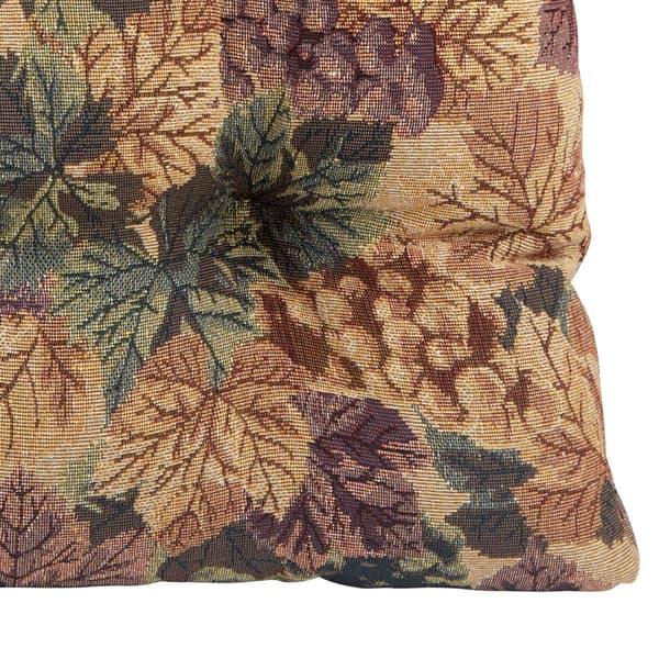 Klear Vu The Gripper® 2pc. Cabernet Tufted Chair Cushions Set