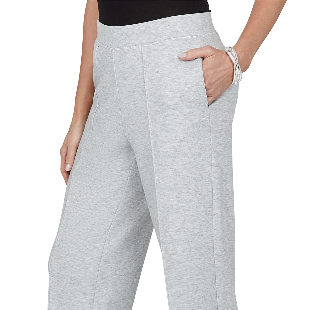 Petite Alfred Dunner Weekend Warrior Pull On Sweatpants - Short