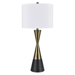 Crestview Collection Black & Gold Metal Table Lamp