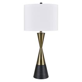 Crestview Collection Black & Gold Metal Table Lamp