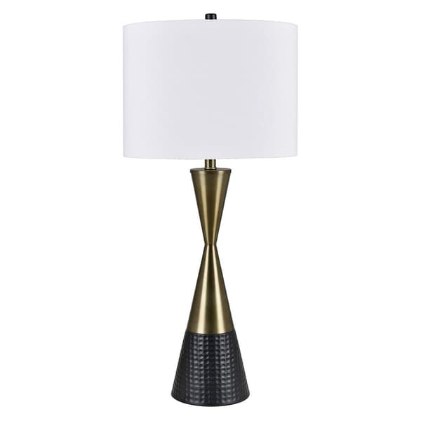Crestview Collection Black & Gold Metal Table Lamp - image 