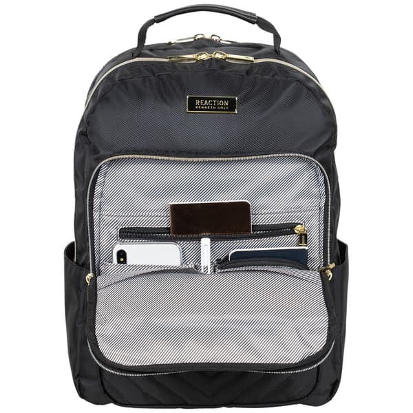 Kenneth Cole&#174; Reaction&#8482; Quilted Black & Gold Backpack