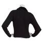 Juniors No Comment Faux Fur Collar Zip Front Cardigan - image 2
