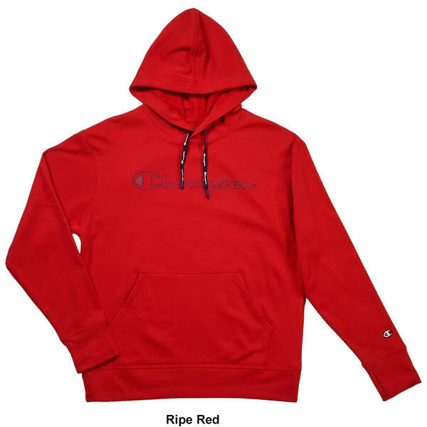 Mens Champion Game Day Solid Fleece Graphic Hoodie