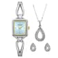 Womens Ellen Tracy Blue Dial Watch & Jewelry Set - ETJ8210SL - image 1