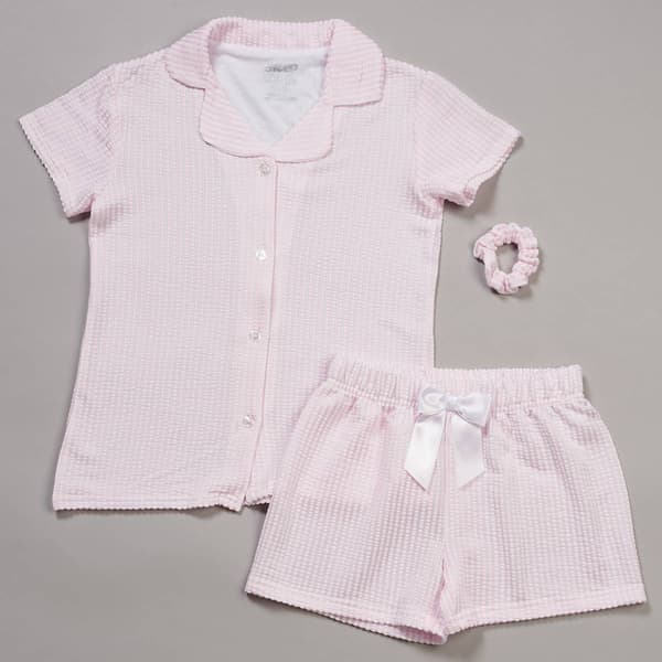 Girls (7-16) Sleep On It® Stripe Seersucker Pajama Set