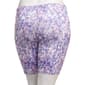 Womens Starting Point® Floral Bike Shorts - Purple - image 2