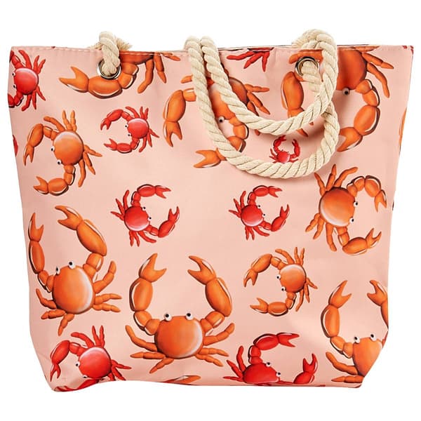 Renshun Canvas Crab Beach Tote - image 