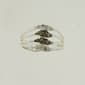 Marsala Clear Crystal Row Ring - image 1