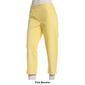 Womens Zac & Rachel Solid Millennium Pull On Cropped Pants - image 8