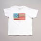 Boys (8-20) Baseball Flag Short Sleeve Tee - White - image 1