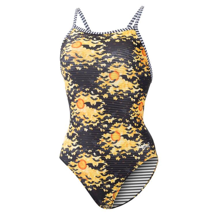 Womens Dolfin® Uglies V-2 Back Bat Dance One Piece Swimsuit