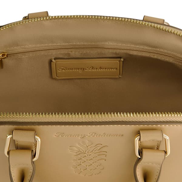 Tommy Bahama Mini Satchel w/ Straw Accents