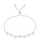 Gianni Argento Starfish & Blue Topaz Silver Adjustable Bracelet - image 1