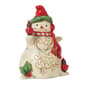 Jim Shore Heartwood Creek Snowman with Earmuffs Christmas Figure - image 1