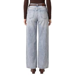 Womens Royalty Hazel Wide Leg Jean with Belted Waist