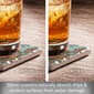 Thirstystone 4pk. 4.25in. Assorted Coral Aqua Square Coasters Set - image 3