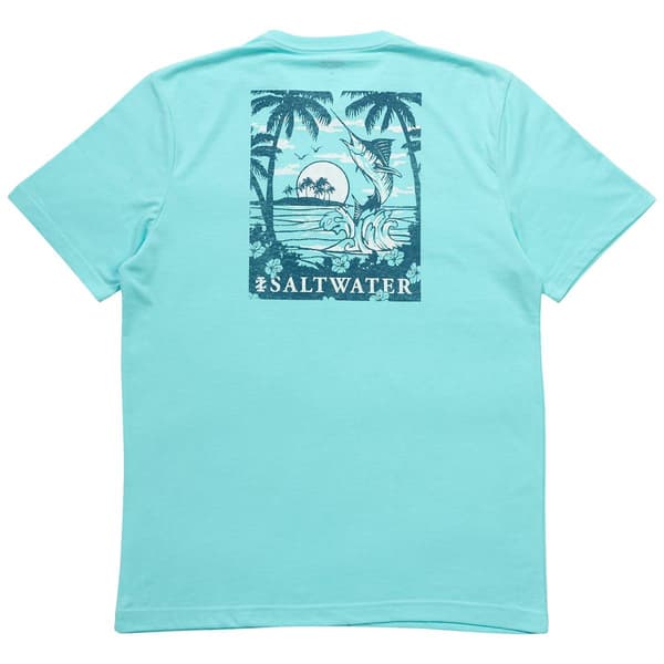 Mens Big & Tall IZOD® Short Sleeve Saltwater Graphic Tee