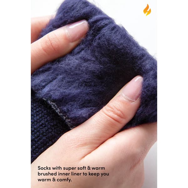 Mens Heat Holders® Ultra Lite Balsam Tree Socks - Black/Charcoal