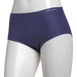 Womens Laura Ashley(R) Brushed Micro Laser Brief Panties - LS4063MA