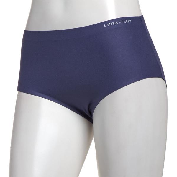 Womens Laura Ashley(R) Brushed Micro Laser Brief Panties - LS4063MA