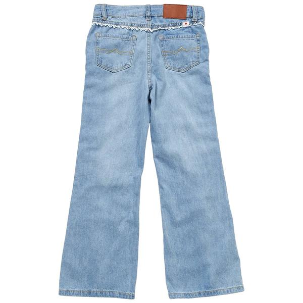 Girls (7-16) Lucky Brand Mid Rise Crochet Trim Flare Jeans