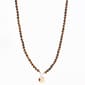 Ashley Cooper(tm) Tortoise Shell Beaded Circle Pendant Necklace - image 1