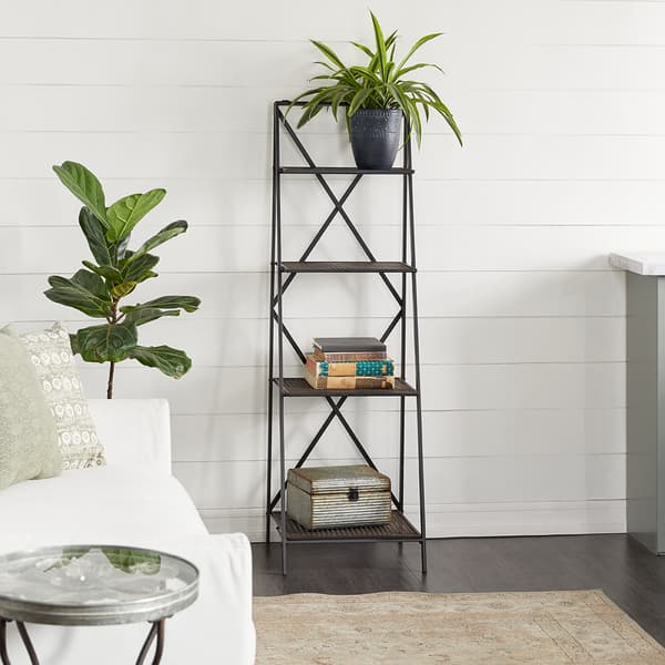 9th & Pike&#174; 4-Tier Metal Textured Shelf