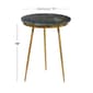 9th & Pike® Gold Contemporary Stoneware Accent Table - image 3