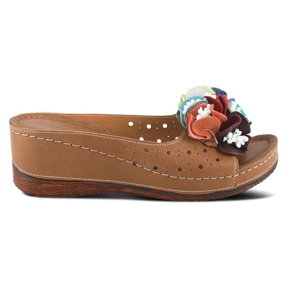 Womens Spring Step Flowerchild Wedge Sandals