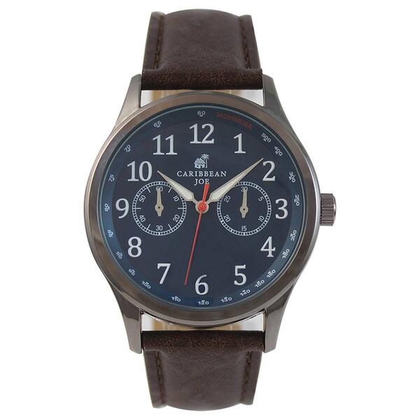 Mens Caribbean Joe Gunmetal-Tone Watch - CJ7114GU - image 