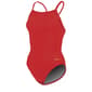 Womens Dolfin(R) Team Solid V2 Back One Piece Swimsuit - Red - image 1