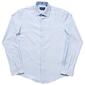 Mens Nautica Slim Fit Dress Shirt - White/Light Blue Checkered - image 1