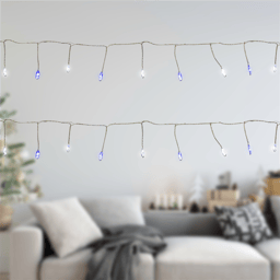 Northlight 6ft. LED Fairy Water Droplet Christmas String Lights