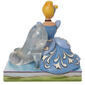 Jim Shore Blue Cinderella & Glass Slipper Figurine - image 2