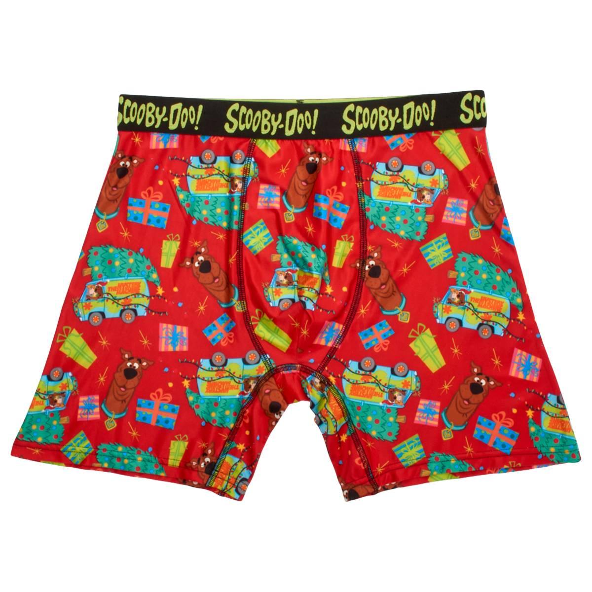 Mens Scooby Doo Christmas Tree Boxer Briefs