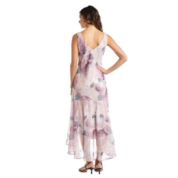 Plus Size R&M  Richards Floral Chiffon Jacket Dress