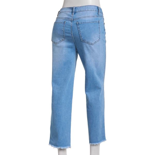 Petite Architect&#174; Frayed Hem Denim Jeans